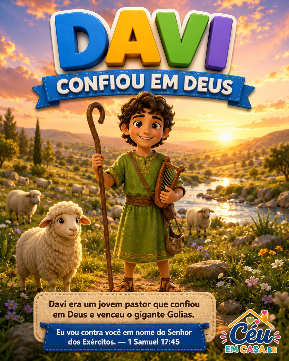 Davi confiou em Deus