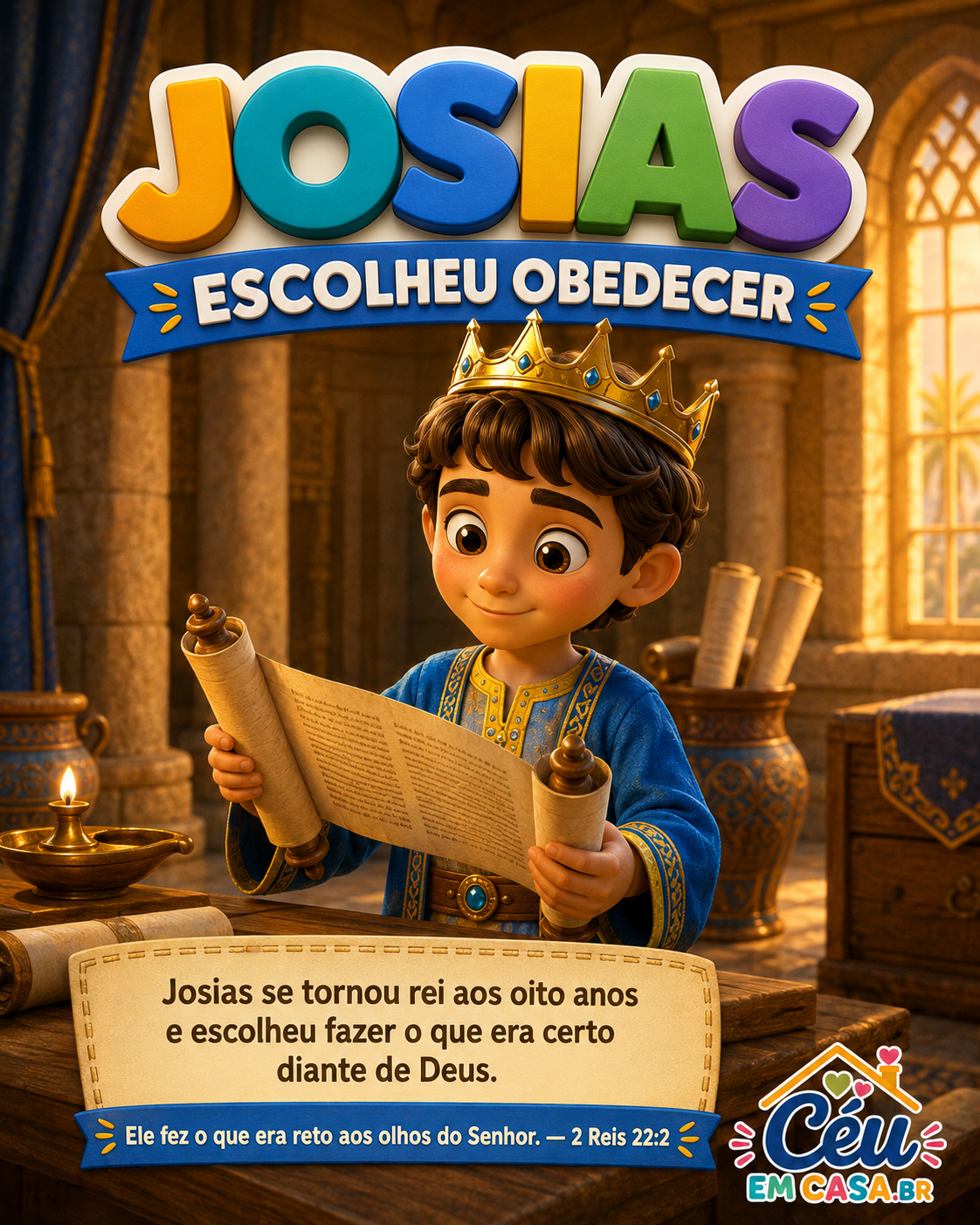 Josias escolheu obedecer